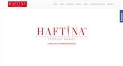 Desktop Screenshot of haftina.com.pl